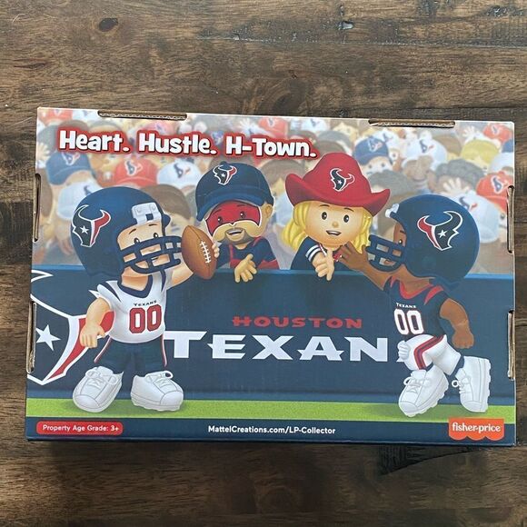 NIB NFL Houston Texans Little People Collector Licensed Series 1 - 4 Figures - Picture 2 of 7